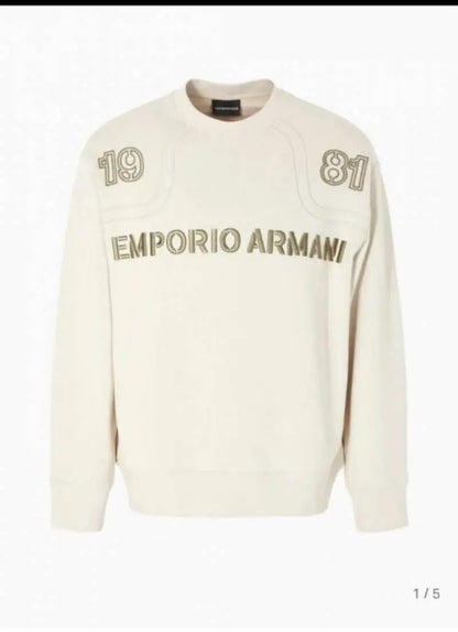 Emporio Arman i Beige Sweatshirt Imported