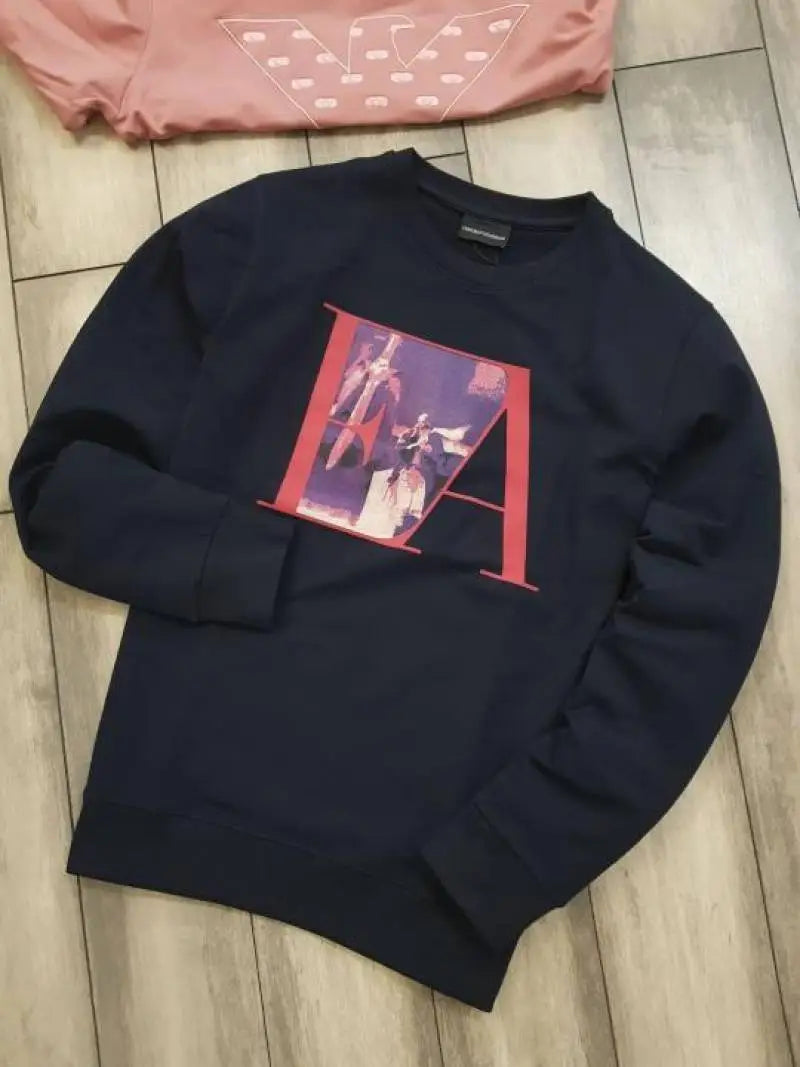 Emporio Arman i Navy blue Sweatshirt Imported