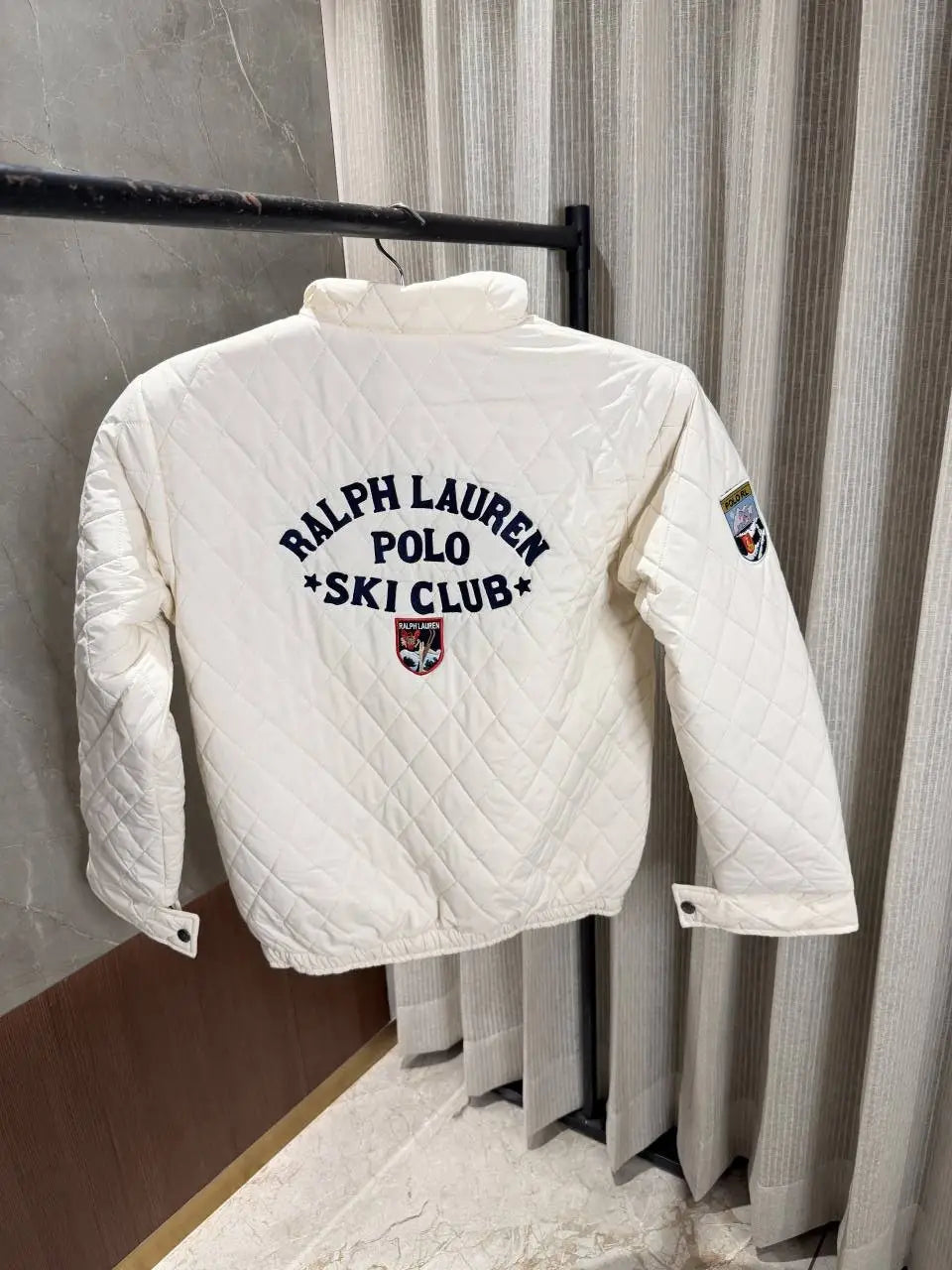 Ralph Laure n Offwhite Jacket Bomber Full sleeves