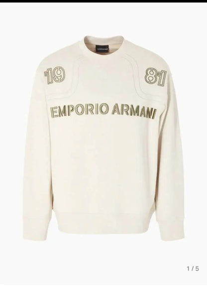 Emporio Arman i Beige Sweatshirt Imported
