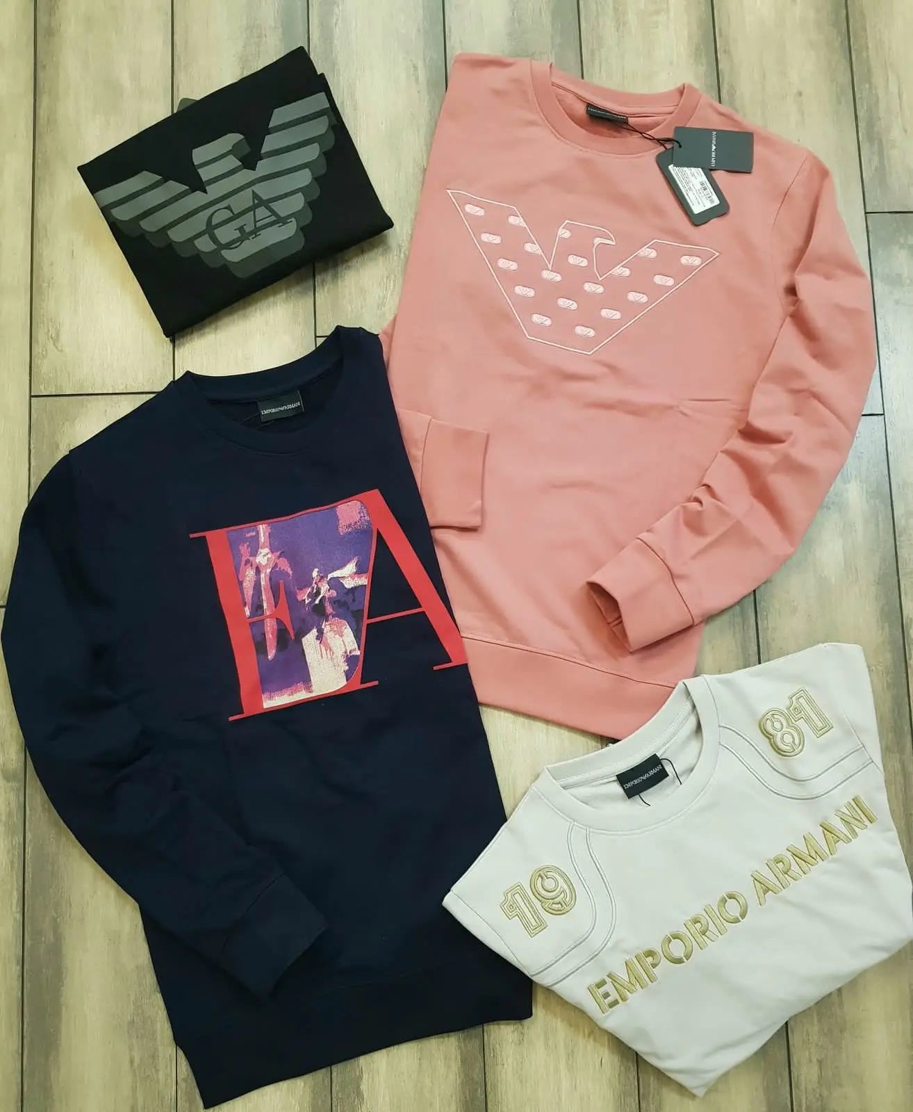 Emporio Arman i Pink Sweatshirt Imported