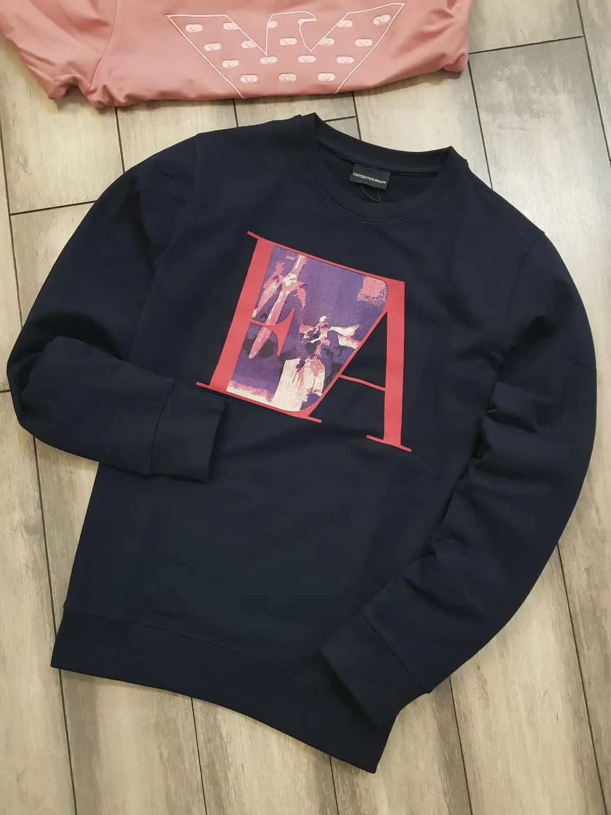 Emporio Arman i Navy blue Sweatshirt Imported