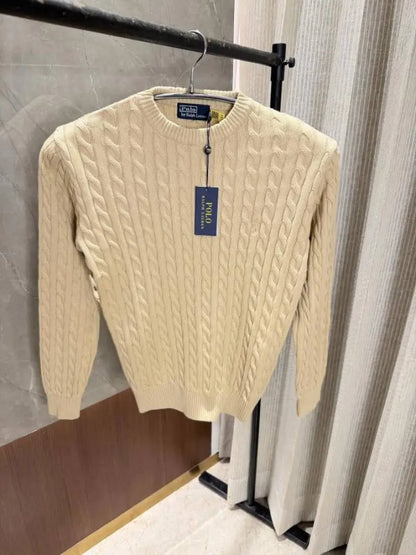 Ralph Laure n Beige Knitted Woolen pullover