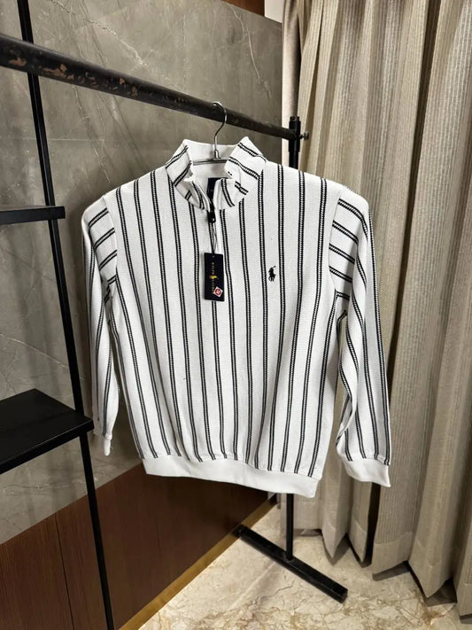 Ralph Laur_en White Premium High Neck pullover