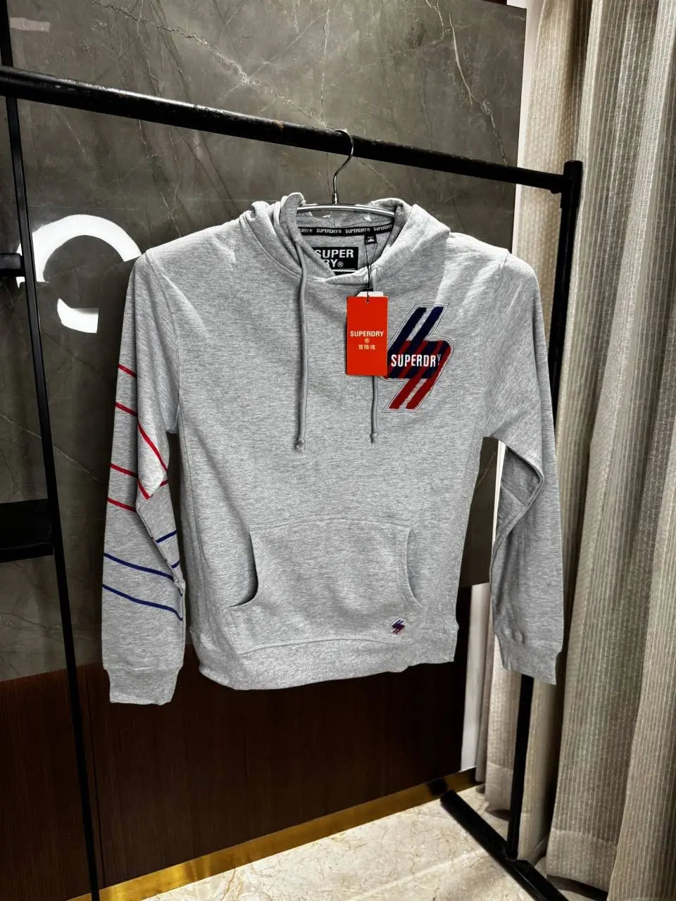 Superdry Grey Hoodie Store Article
