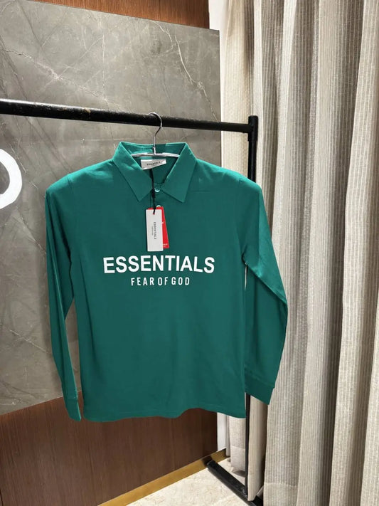 Essential_s Green Full sleeves Tshirt