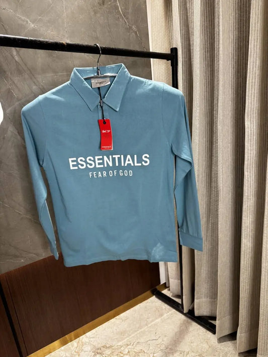 Essential_s Sky blue Full sleeves Tshirt