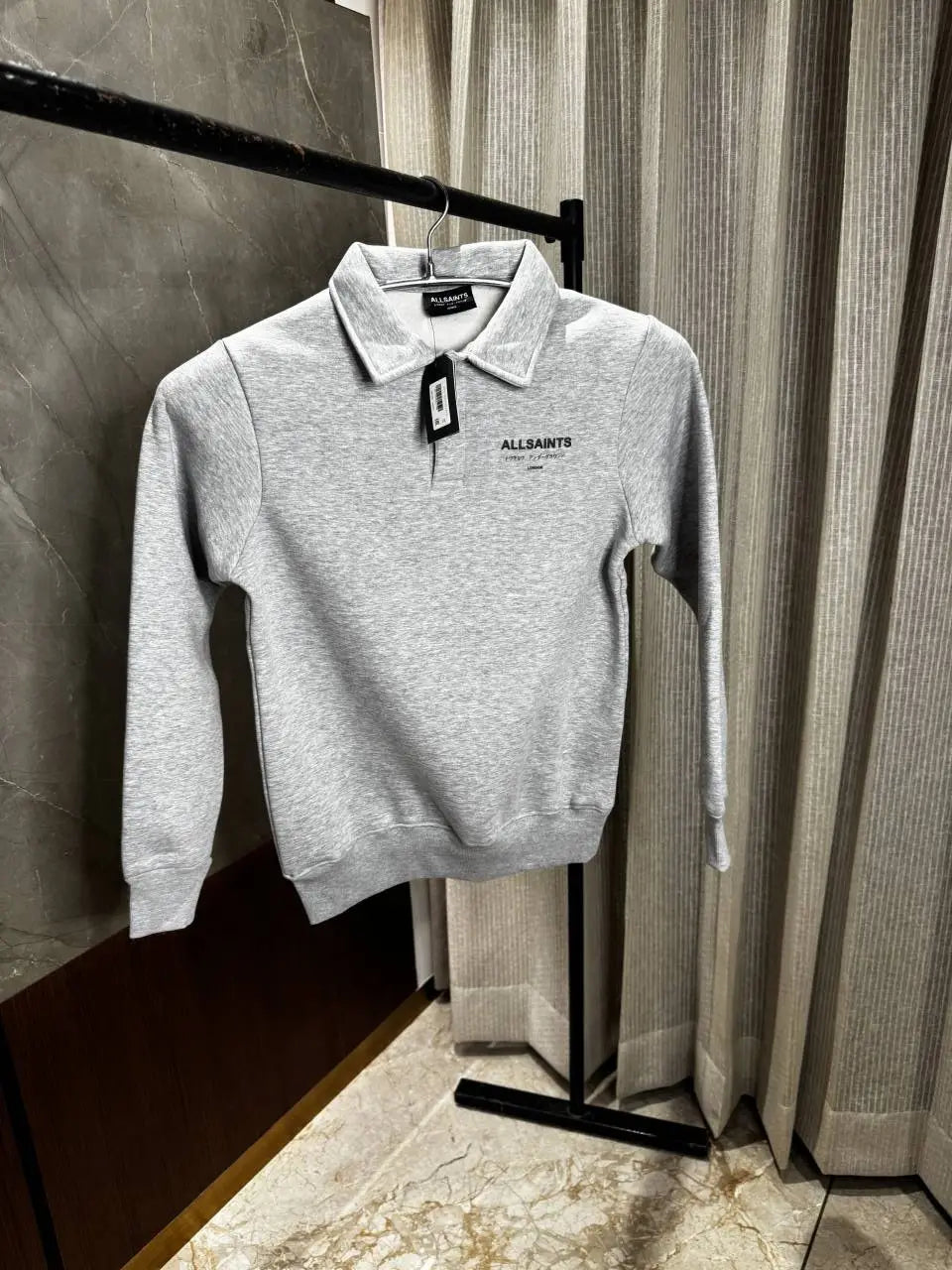 All saints Grey sweatshirt Back print