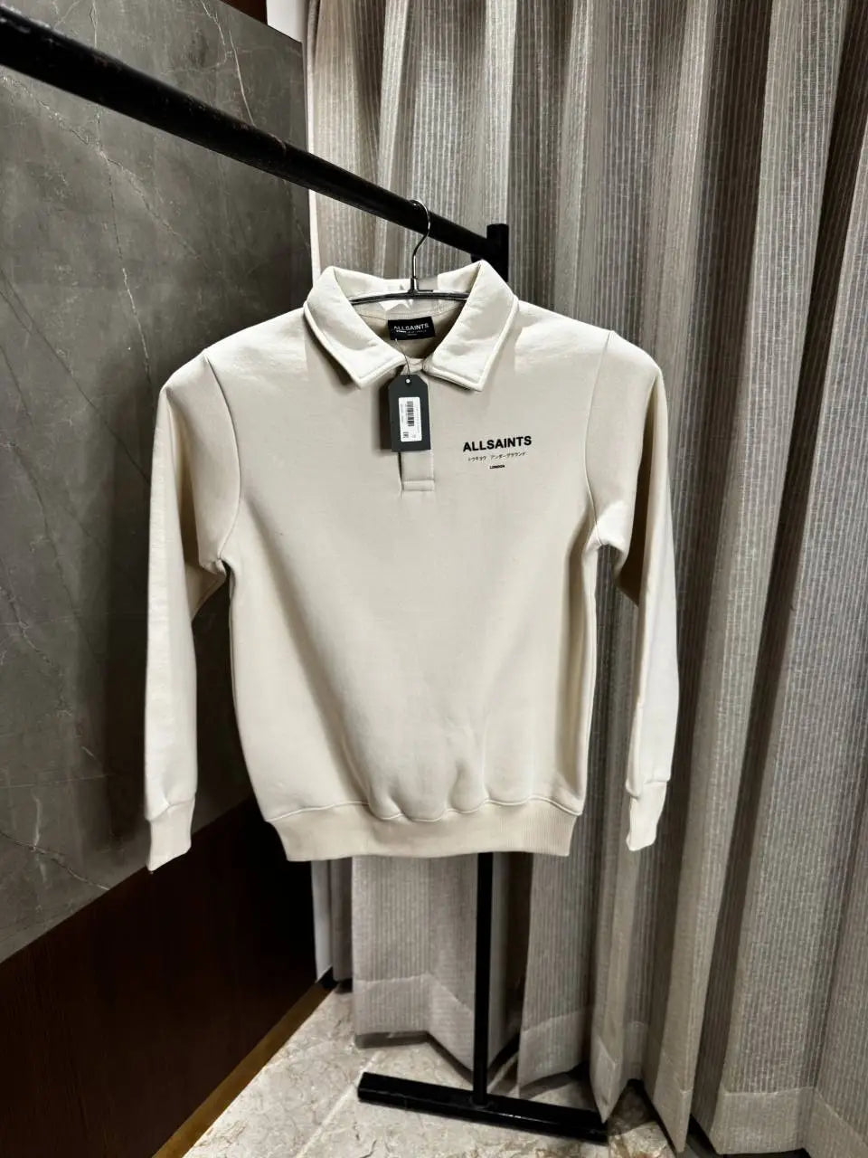 All saints Offwhite sweatshirt Back print