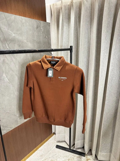 All saints Mustard sweatshirt Back print
