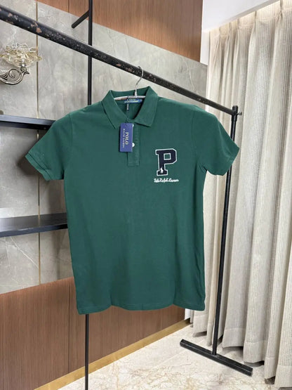 RALPH LAURE_N POLO GREEN PREMIUM FRONT EMBORSSED POLO