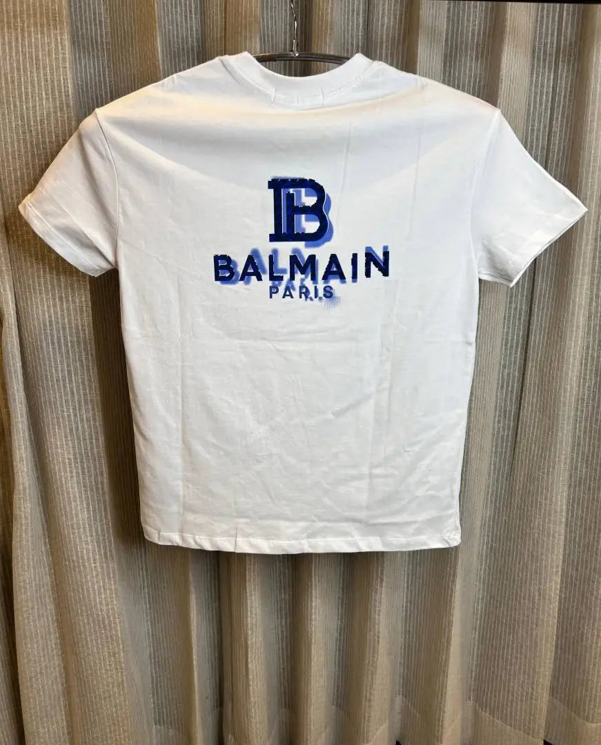 BALMAI_N WHITE FRONT BACK PRINT WORK PREMIUM TSHIRT