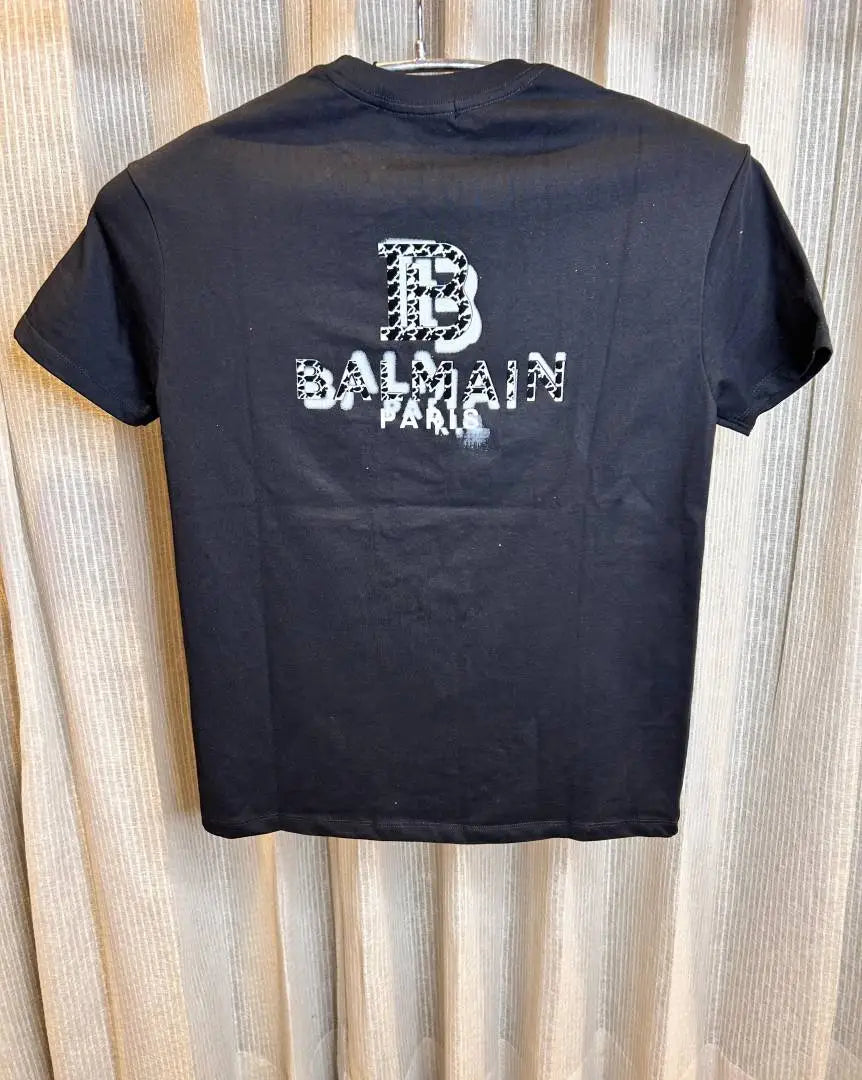 BALMAI_N BLACK FRONT BACK PRINT WORK PREMIUM TSHIRT