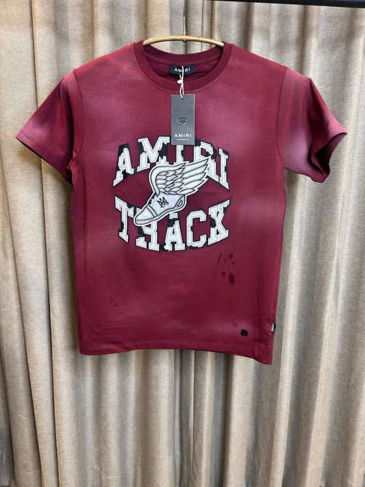 AMIR_I MAROON PREMIUM FRONT PRINT IMPORTED TSHIRT
