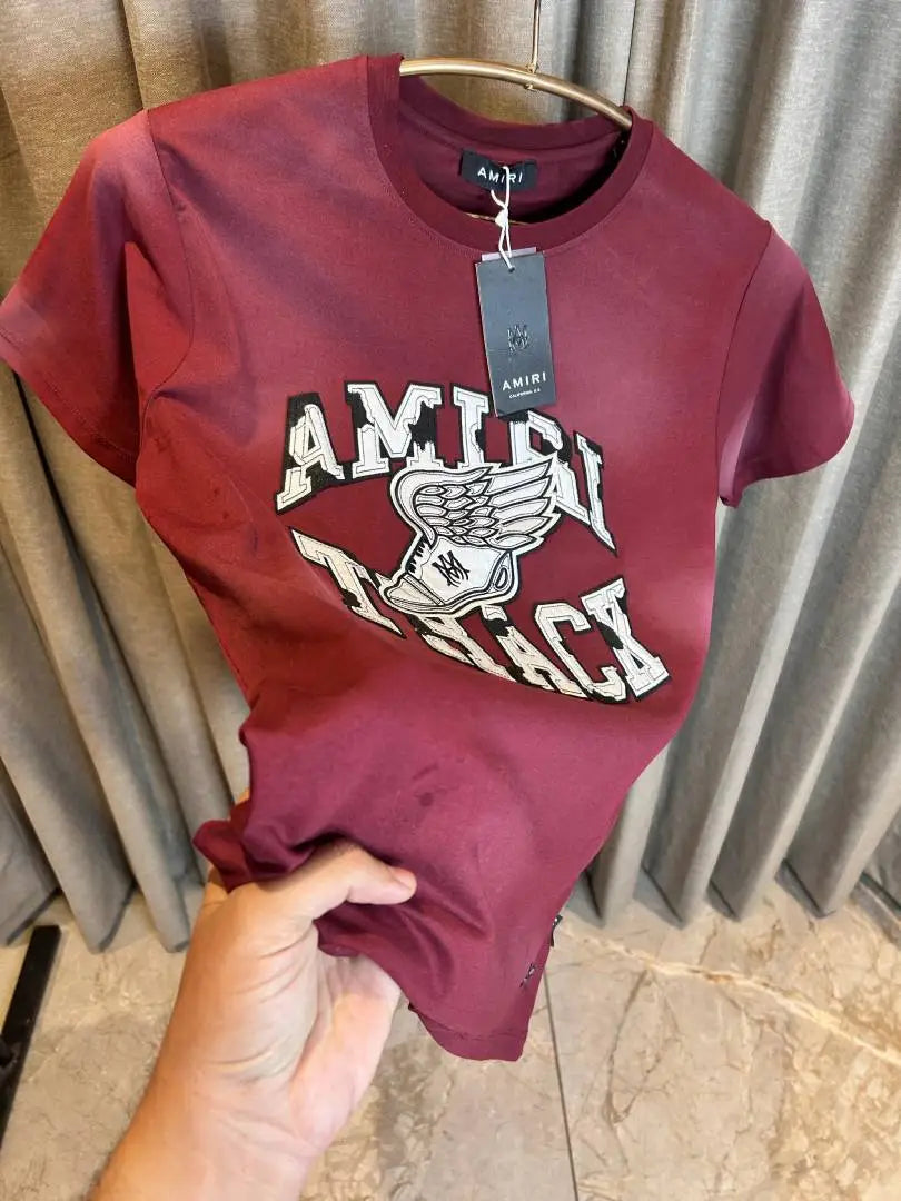 AMIR_I MAROON PREMIUM FRONT PRINT IMPORTED TSHIRT