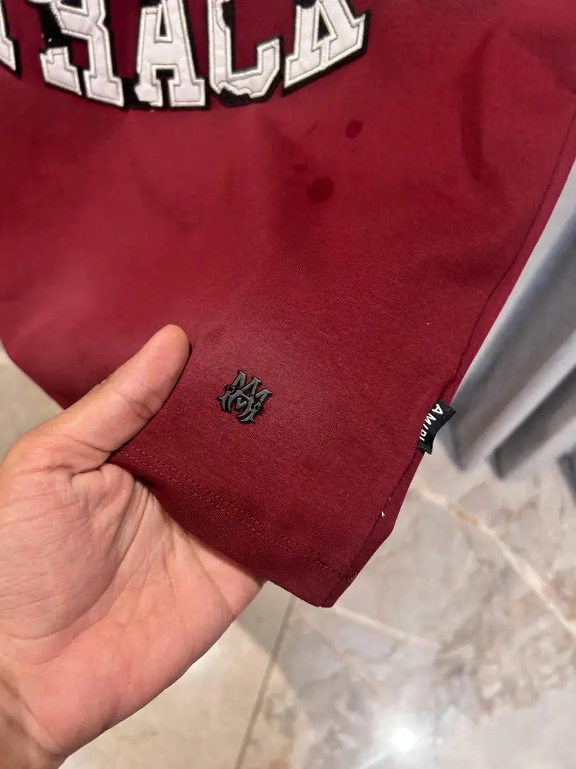 AMIR_I MAROON PREMIUM FRONT PRINT IMPORTED TSHIRT