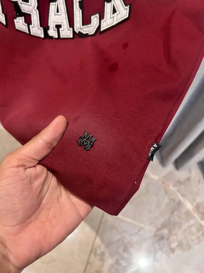AMIR_I MAROON PREMIUM FRONT PRINT IMPORTED TSHIRT