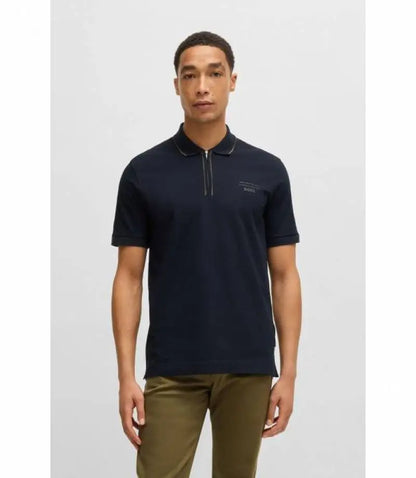 BOSS NAVY BLUE PREMIUM CHAIN WORK POLO