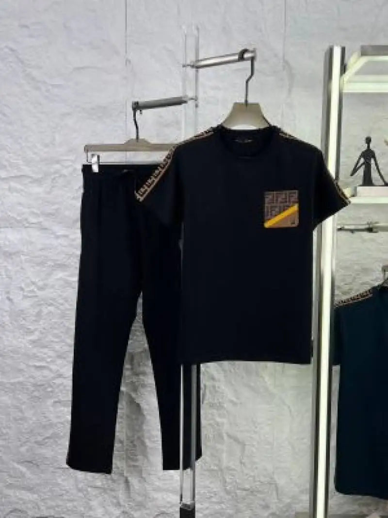 FEND_I BLACK PREMIUM IMPORTED TRACKSUIT