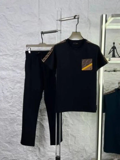 FEND_I BLACK PREMIUM IMPORTED TRACKSUIT