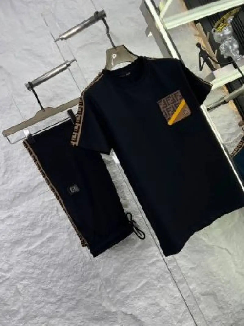 FEND_I BLACK PREMIUM IMPORTED TRACKSUIT