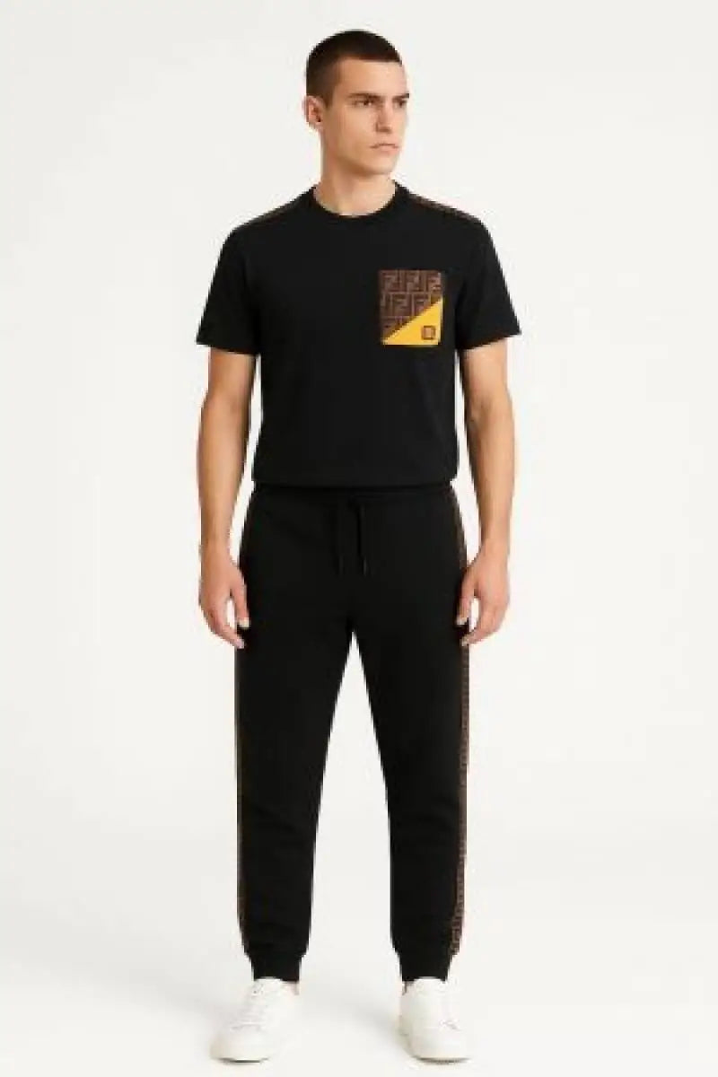FEND_I BLACK PREMIUM IMPORTED TRACKSUIT