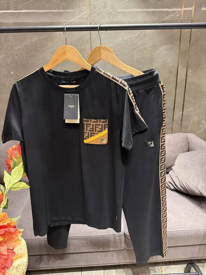 FEND_I BLACK PREMIUM IMPORTED TRACKSUIT