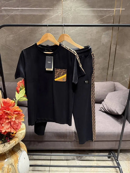 FEND_I BLACK PREMIUM IMPORTED TRACKSUIT