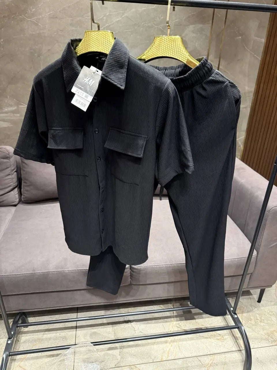 SALE H & M bLACK PREMIUM CO ORD SETS