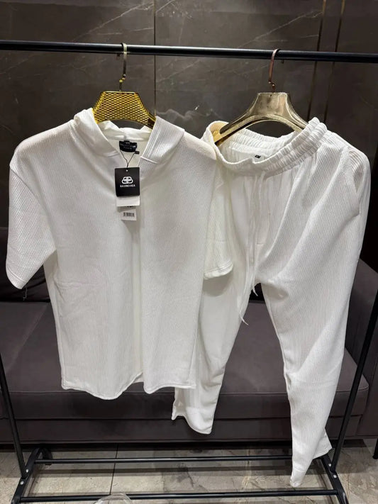 Sale BALENCIAG_A WHITE PREMIUM CO ORD SET