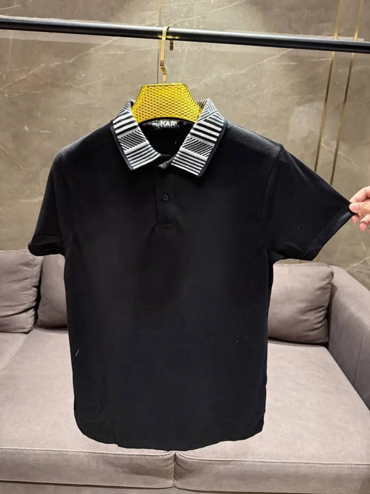 KARL LAGERFELD BLACK PREMIUM IMPORTED POLO