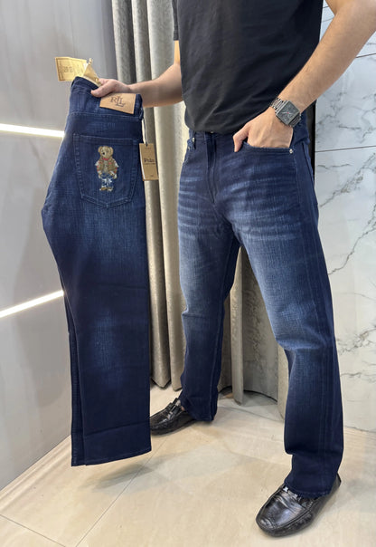 Ralph  Lauren Dark Blue Teddy Edtion Imported Denim