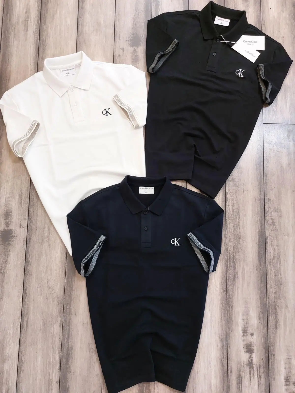 Calvin  Klein Black Premium Polo T-Shirt
