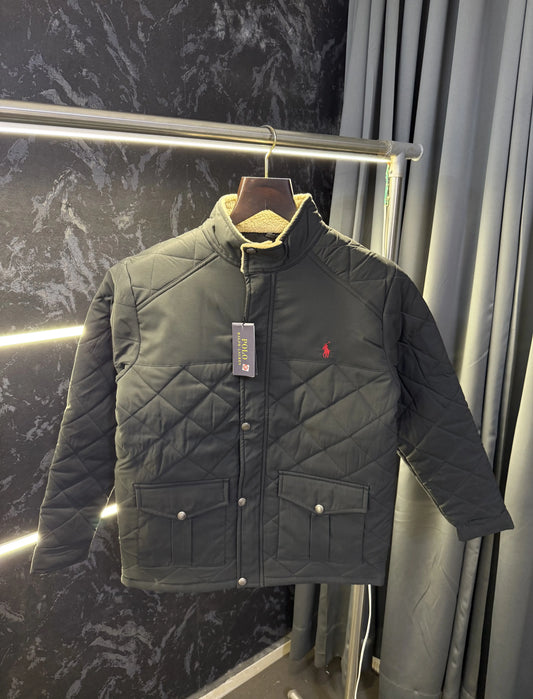 Ralph_Lauren Premium Puffer Jacket (DARK GREY)