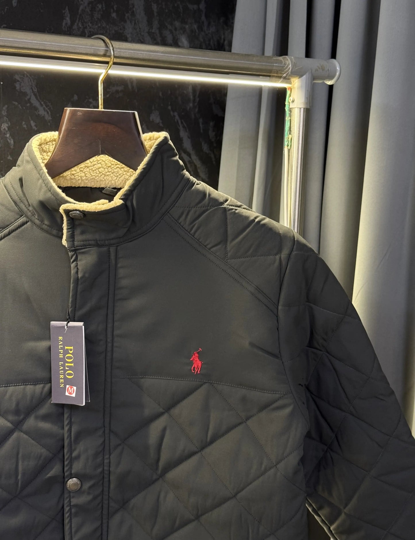 Ralph_Lauren Premium Puffer Jacket (DARK GREY)