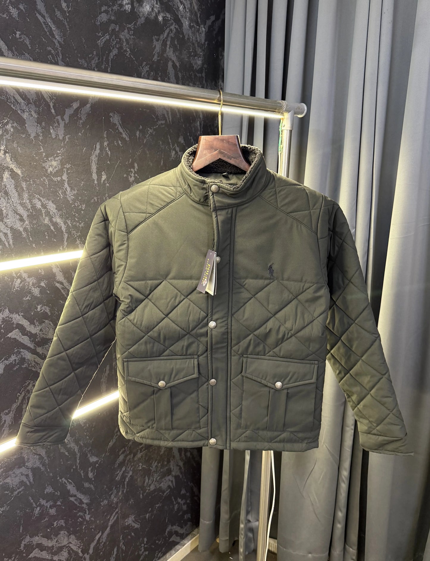 Ralph_Lauren Premium Puffer Jacket (Dark Green)