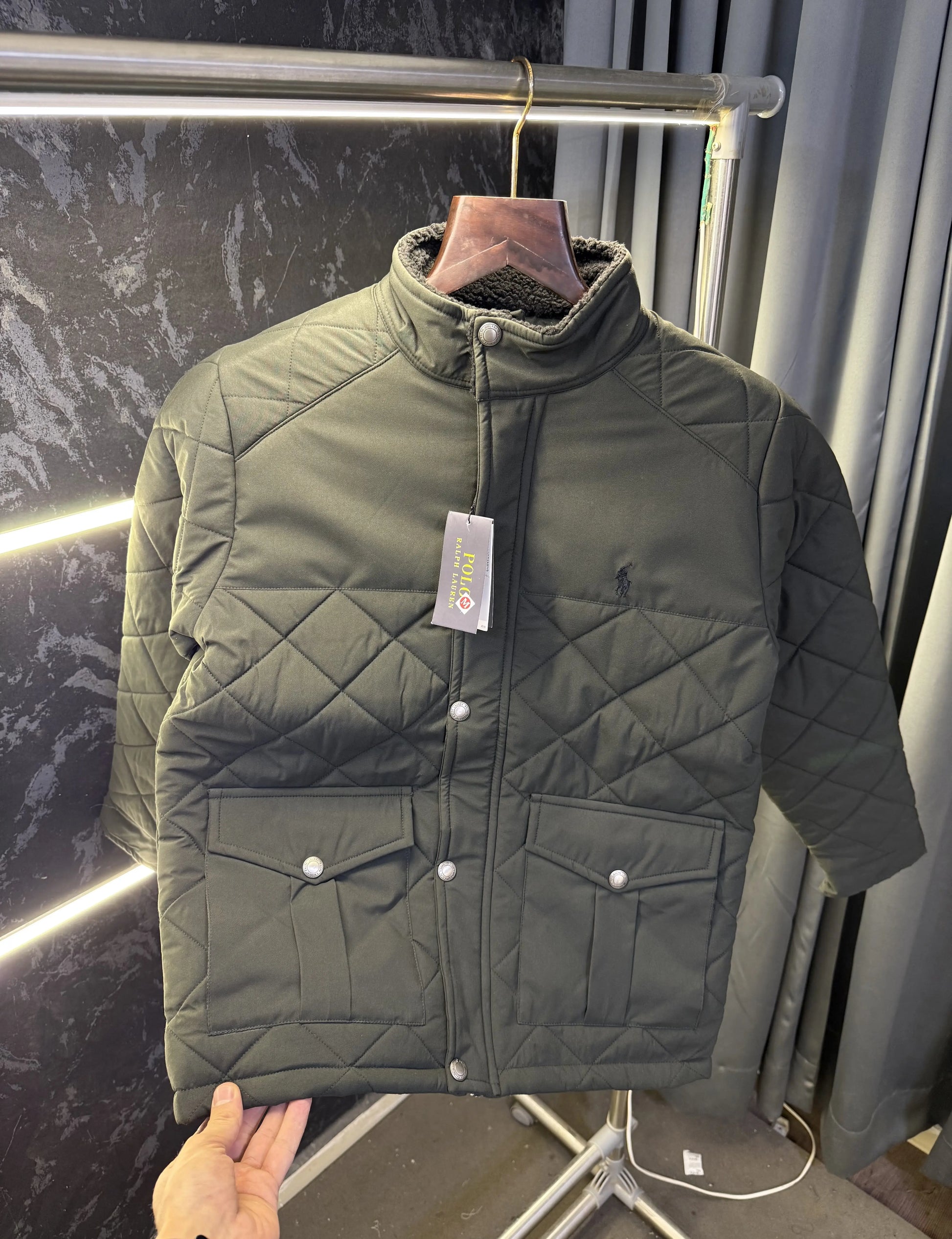 Ralph_Lauren Premium Puffer Jacket (Dark Green)
