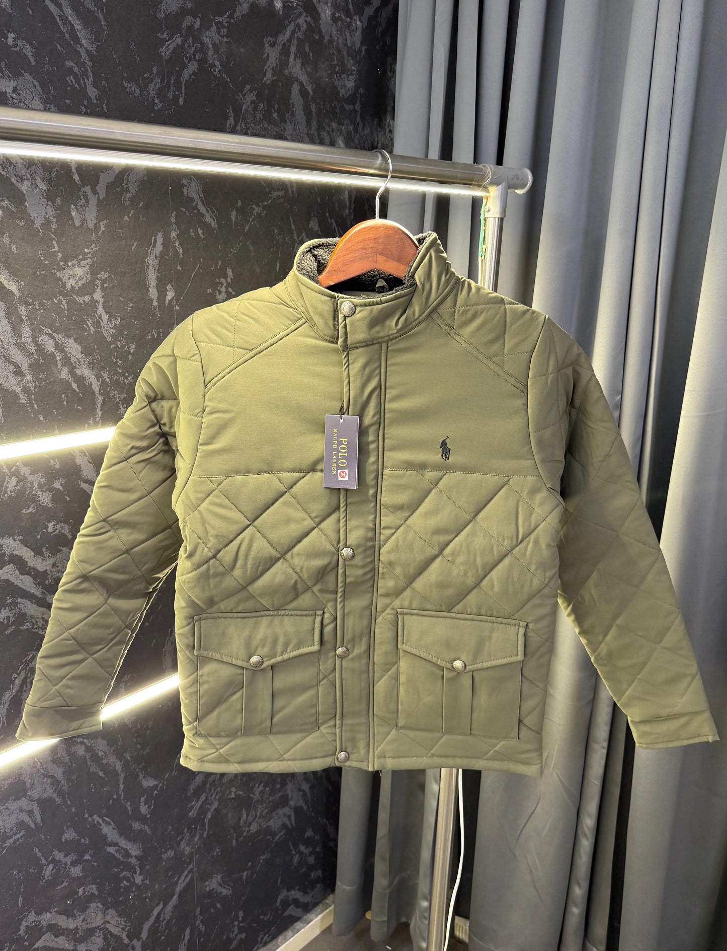 Ralph_Lauren Premium Puffer Jacket (Light Green)