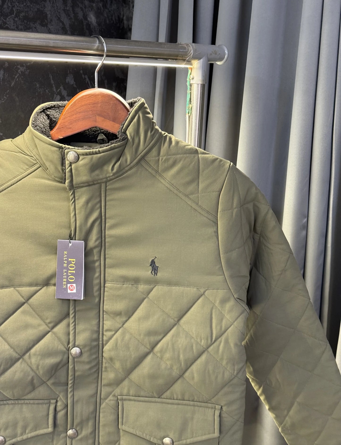 Ralph_Lauren Premium Puffer Jacket (Light Green)