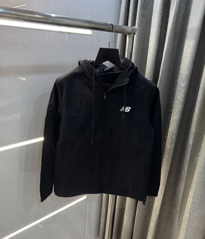 new Balance All Black Imported Premium Windbreaker Jacket