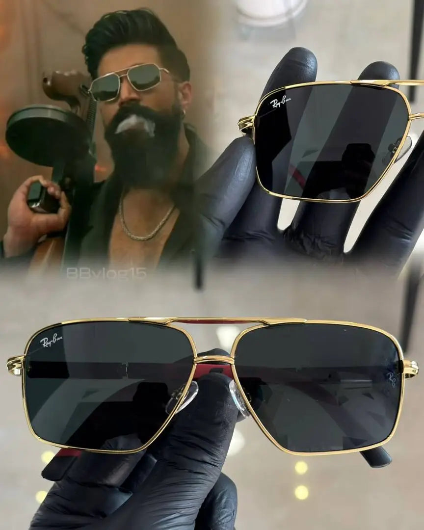 Rayban Toxic Gold Black