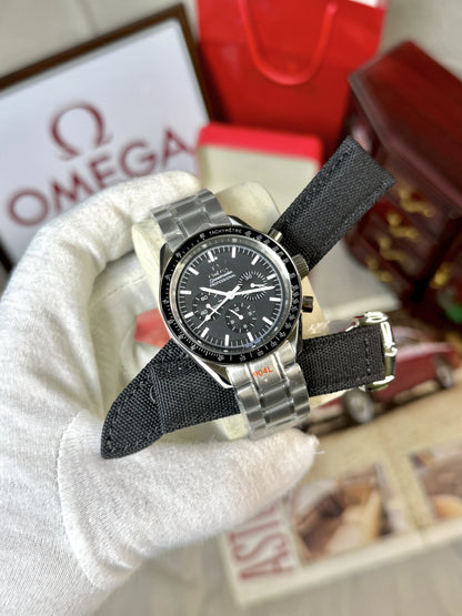 0mega Speedmaster Professional Moonwatch With Dual Strap