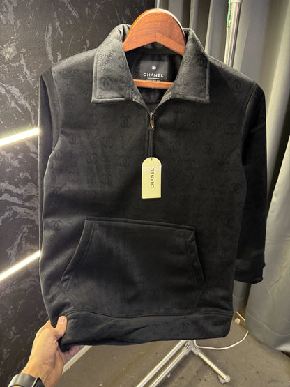 Chane l Paris Imported Sweatshirt ( Black )