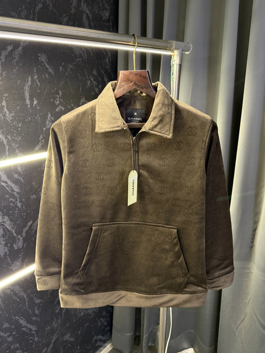 Chane l Paris Imported Sweatshirt ( Brown )