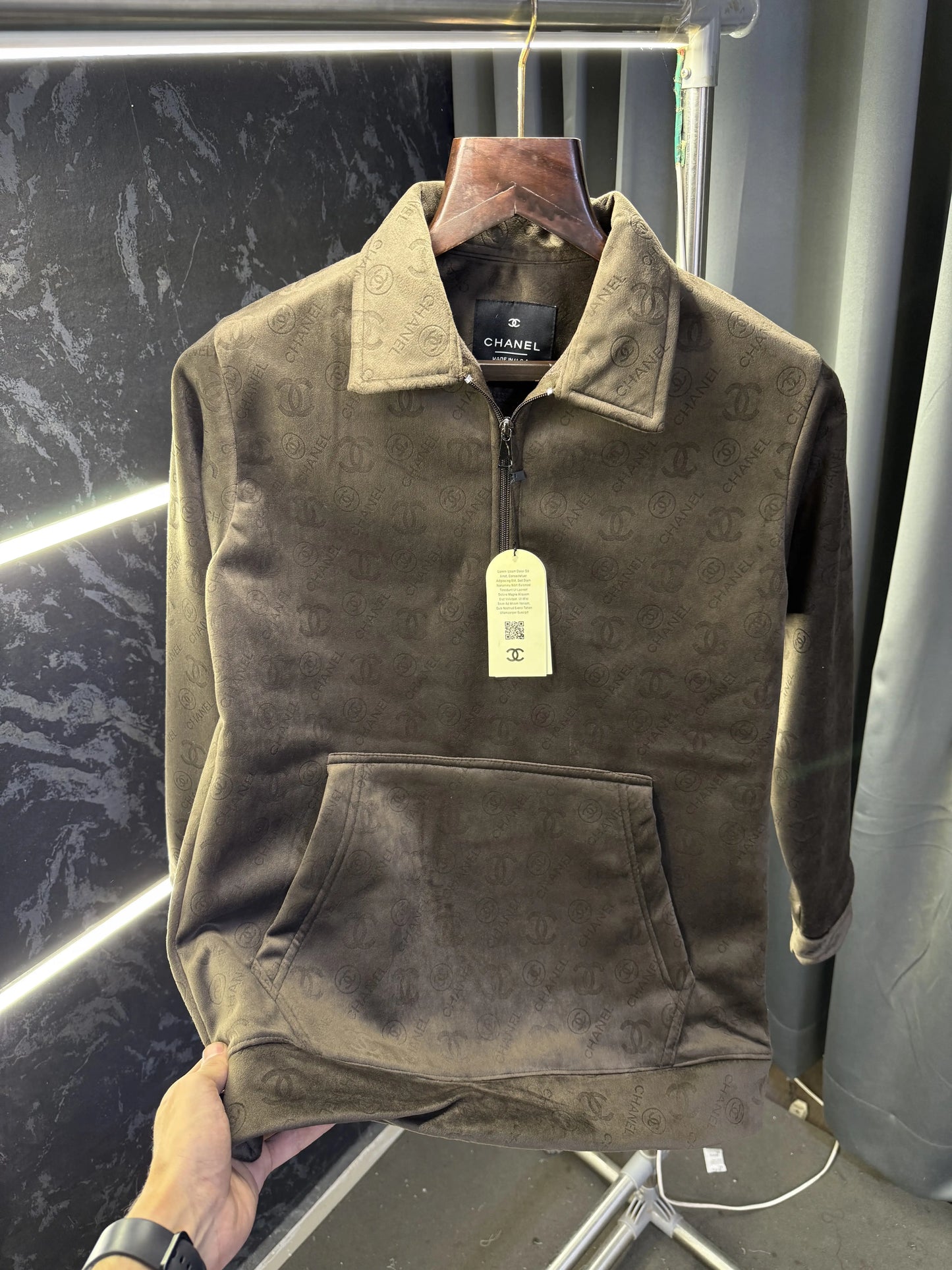 Chane l Paris Imported Sweatshirt ( Brown )
