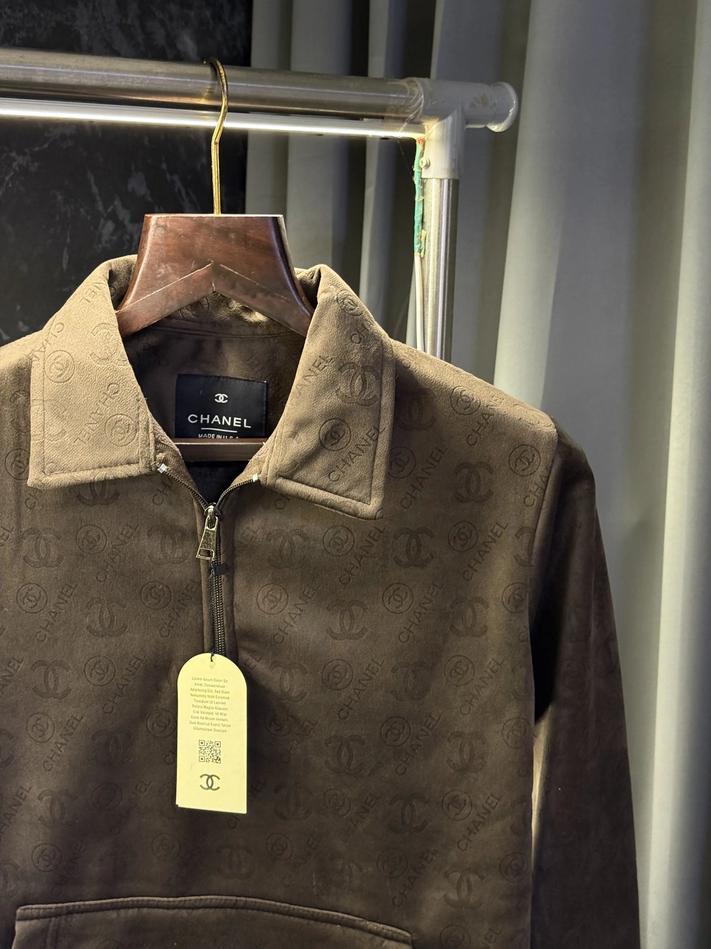 Chane l Paris Imported Sweatshirt ( Brown )