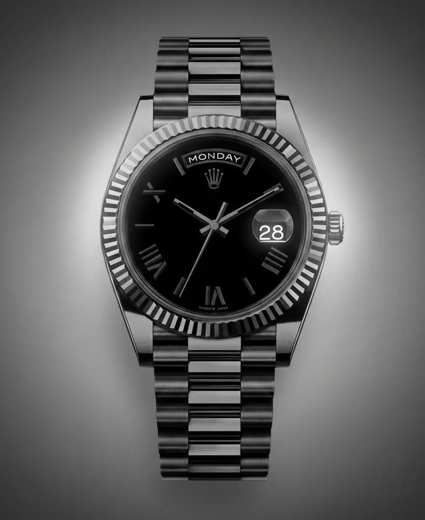 R0lex Day Date 40mm Matte Black