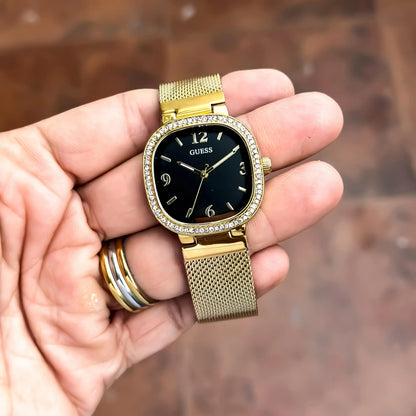 GUESS_LADIES_GOLD_BLACK