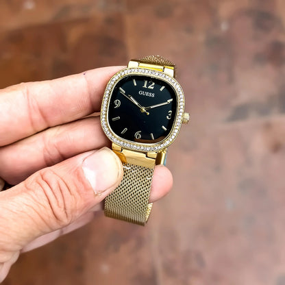 GUESS_LADIES_GOLD_BLACK