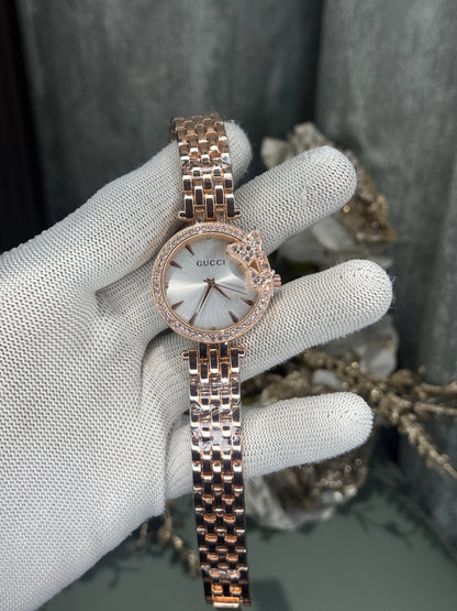 Gucc i Copper White Premium Ladies watch